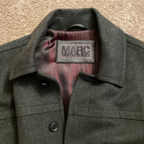 MARC New York Men’s Wool Coat - Picture 5 of 12